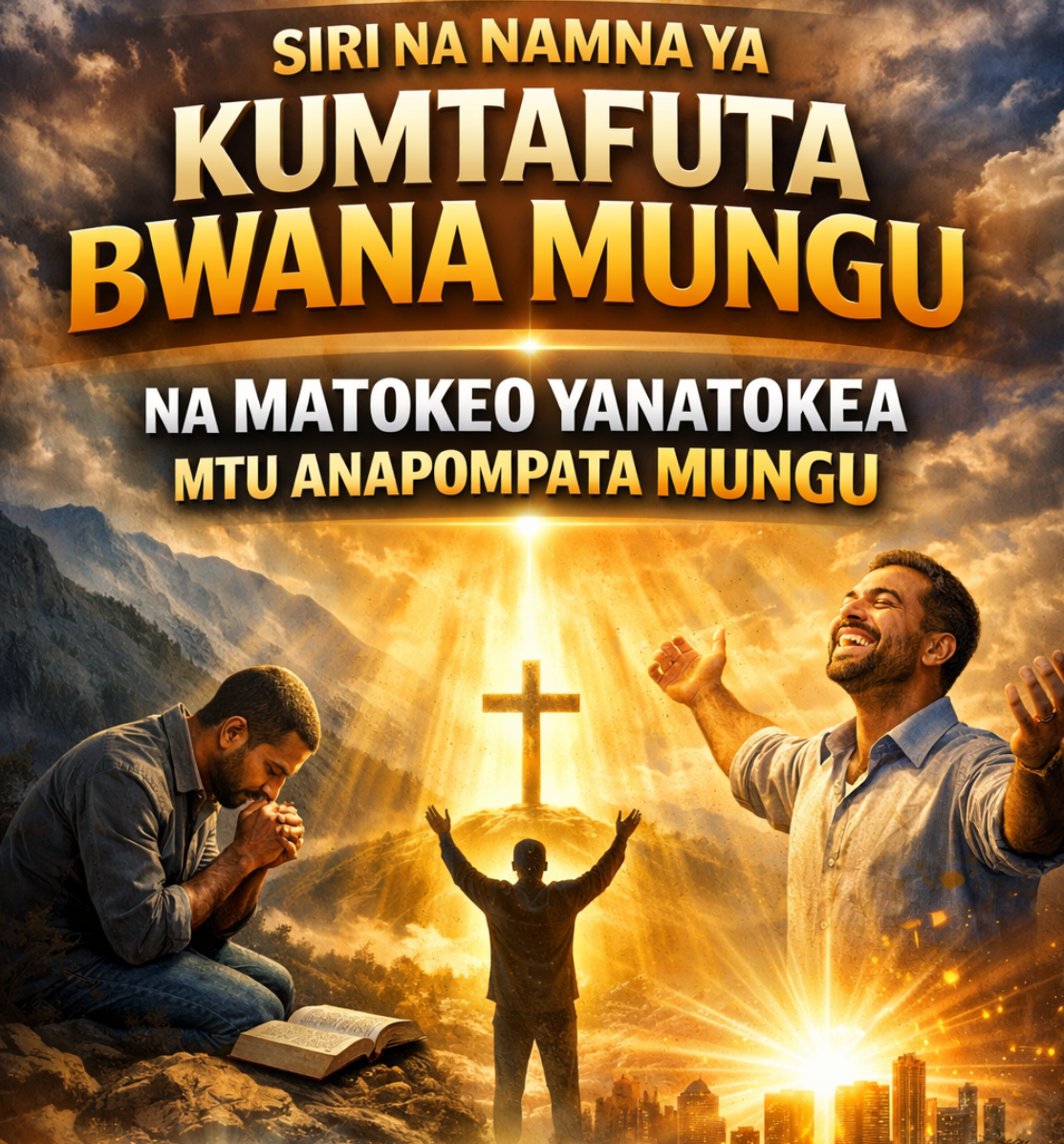 DAY 1:SIRI NA NAMNA YA KUMTAFUTA BWANA MUNGU NA MATOKEO YANATOKEA MTU ANAPOMPATA MUNGU